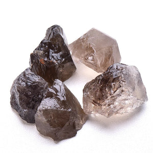 Raw Smoky Quartz Crystal for Grounding and Protection