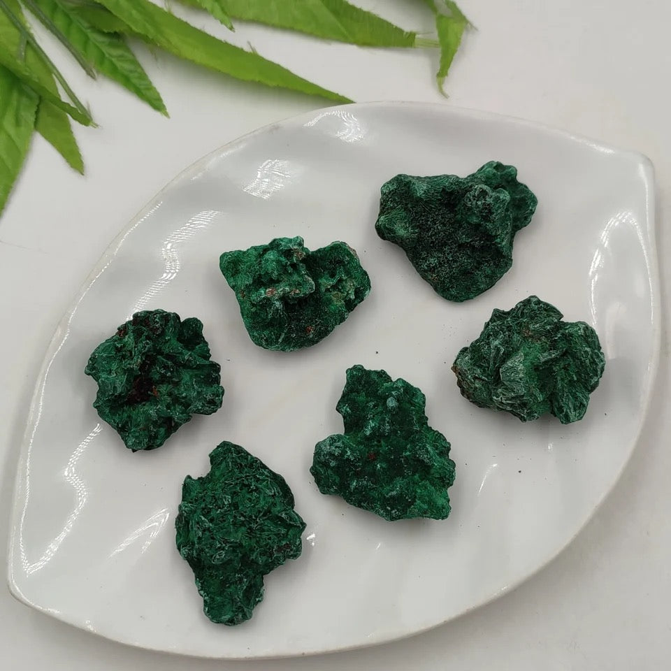 Raw Malachite Stone for Protection and Transformation