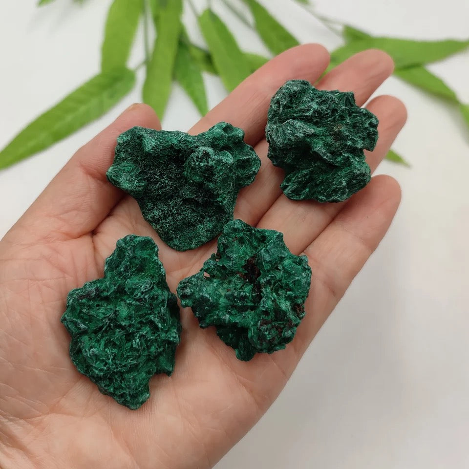Raw Malachite Stone for Protection and Transformation