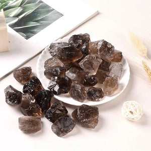 Raw Smoky Quartz Crystal for Grounding and Protection