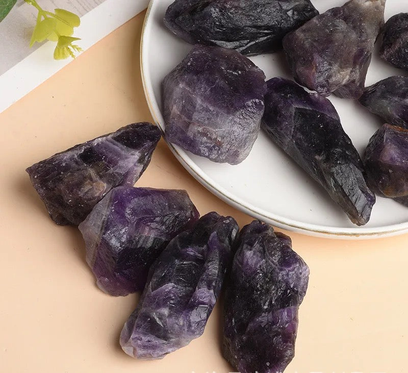 Raw Amethyst Crystal for Intuition and Spiritual Growth