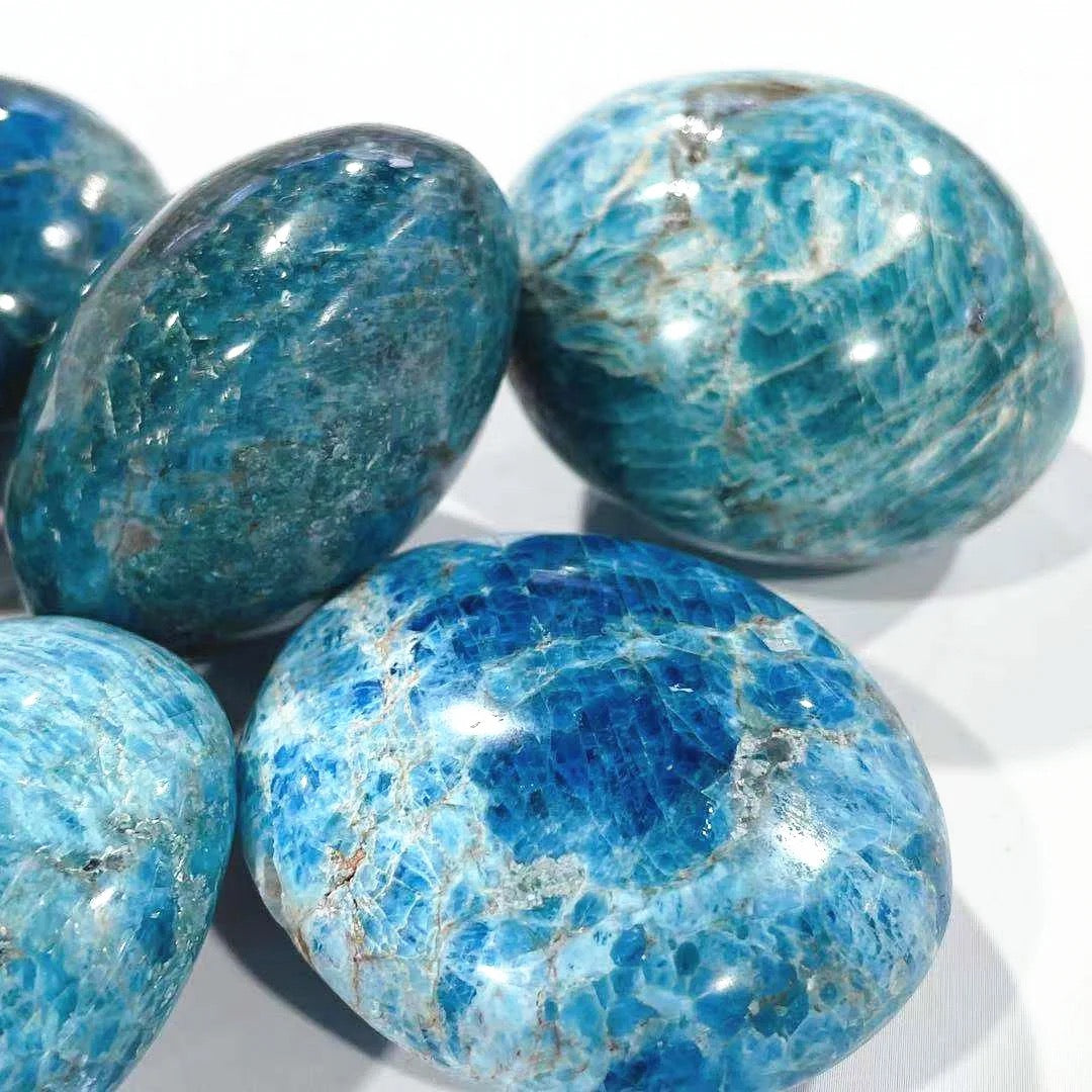 Apatite Palm Stone - for Creativity and Inspiration