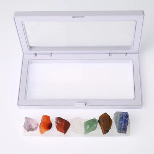 Chakra Selenite Set for Energy Cleansing and Balancing